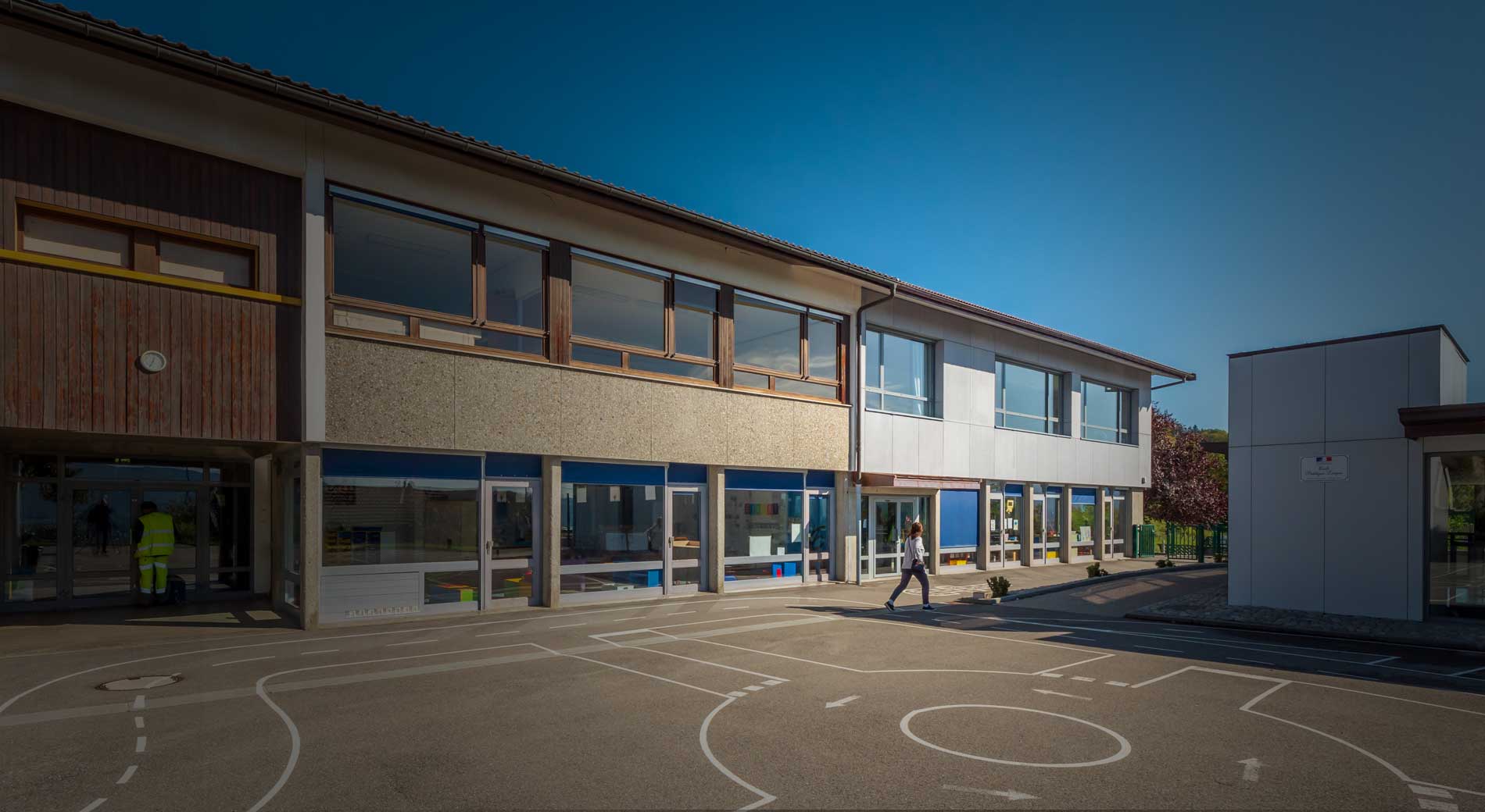 Rénovation groupe scolaire Lucinges Haute-Savoie